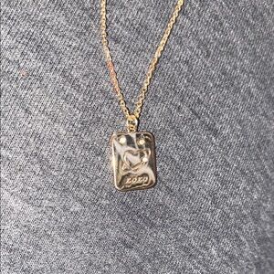 gold tone aeropostale necklace